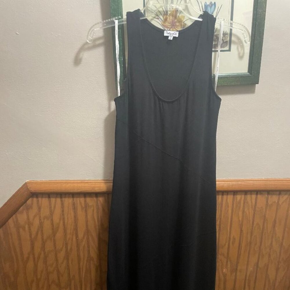 Splendid Black Racer Back Maxi Dress - Size S